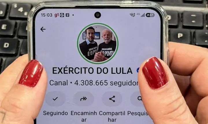 Canal Exército do Lula volta ao ar após registro no TSE